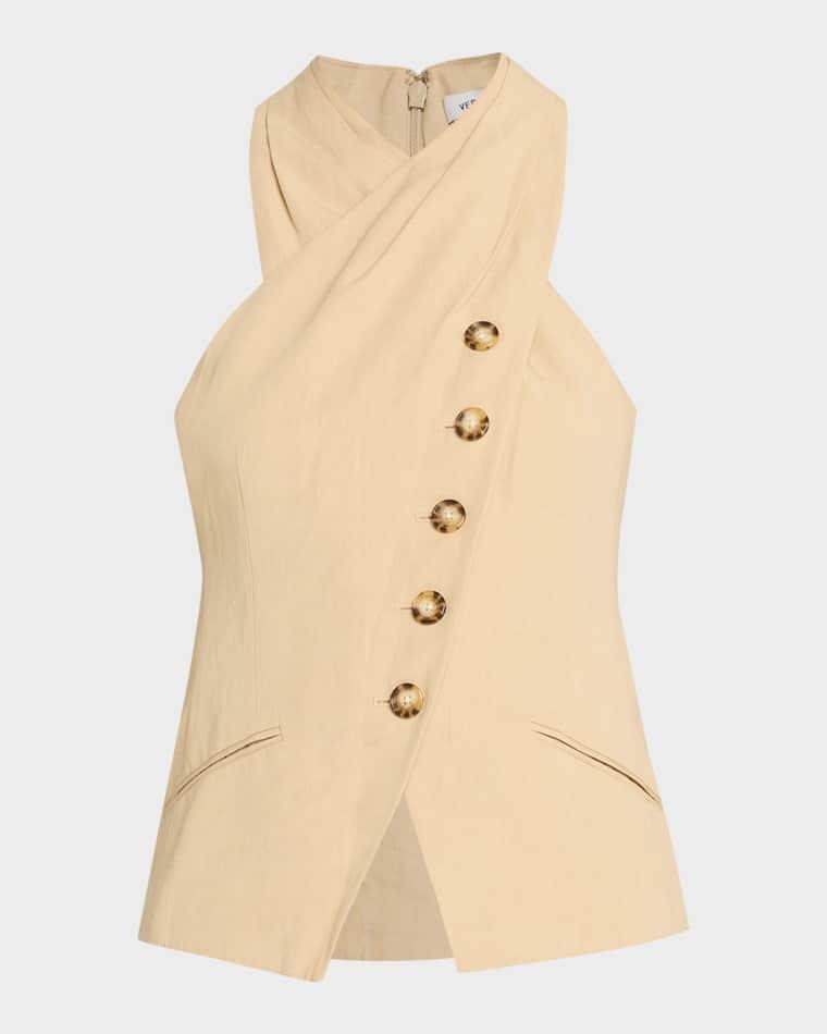 Pacey Halter Vest by VERONICA BEARD
