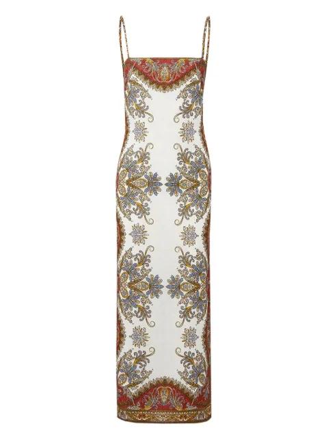 Petra paisley-print midi dress by VERONICA BEARD