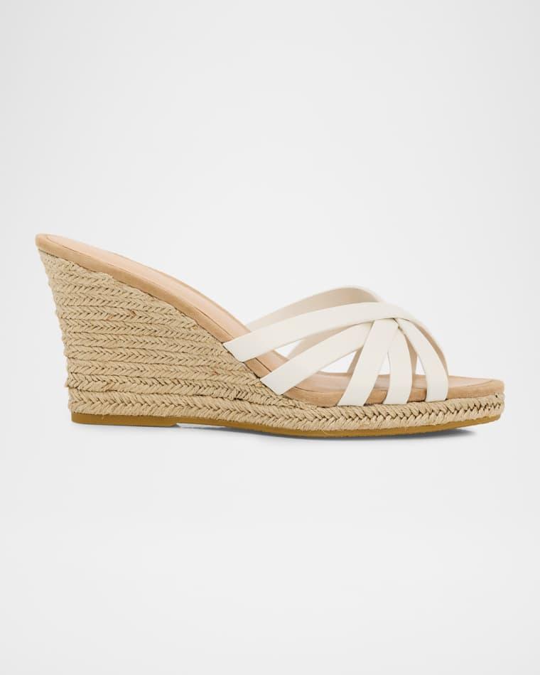 Phylina Leather Espadrille Wedge Sandals by VERONICA BEARD