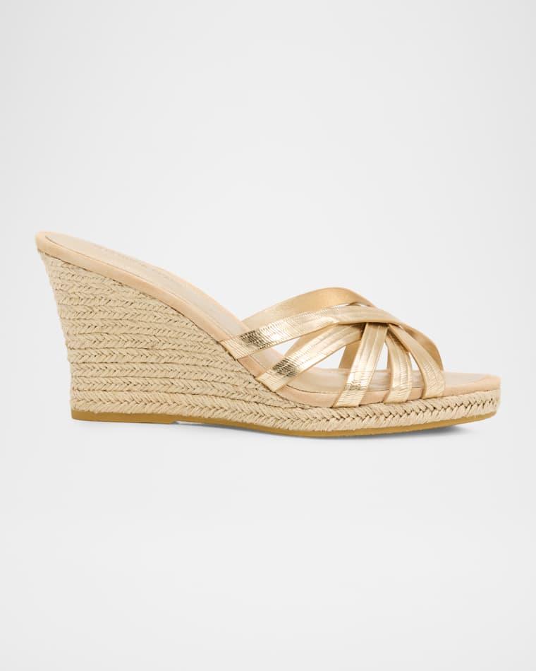 Phylina Leather Espadrille Wedge Sandals by VERONICA BEARD
