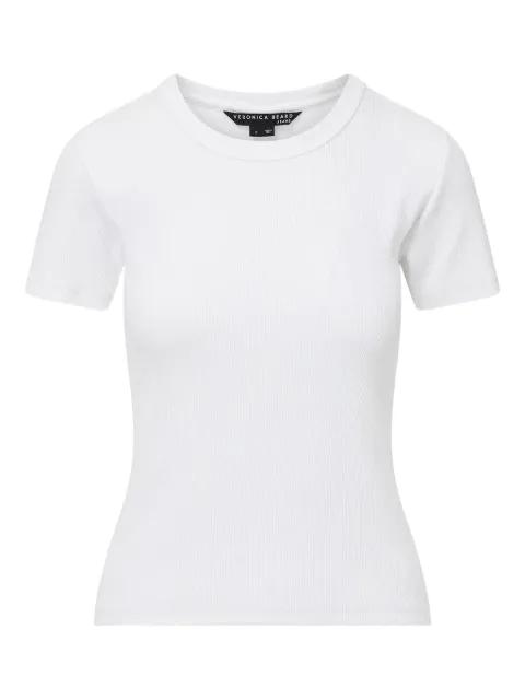 Pruitt ribbed crew-neck T-shirt by VERONICA BEARD