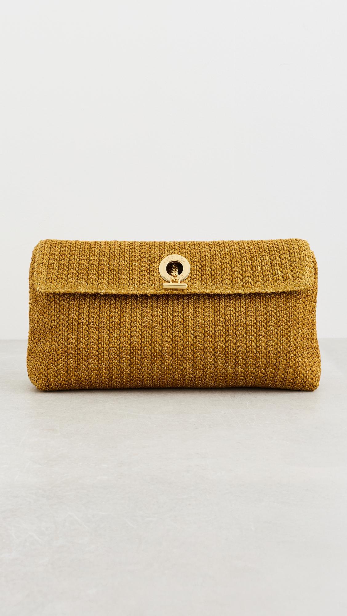 Raffia Anchor Clutch by VERONICA BEARD