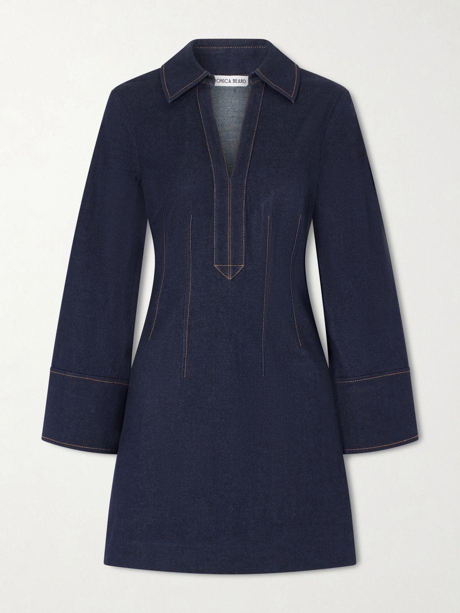 Raymond denim mini dress by VERONICA BEARD
