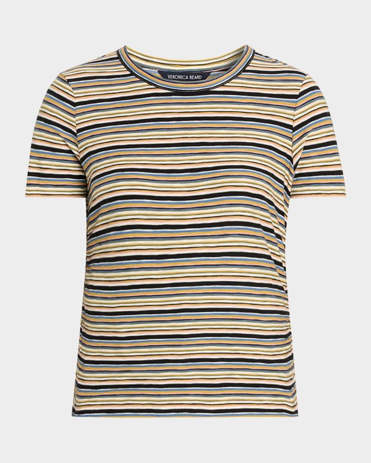 Remus Striped Crewneck Tee by VERONICA BEARD