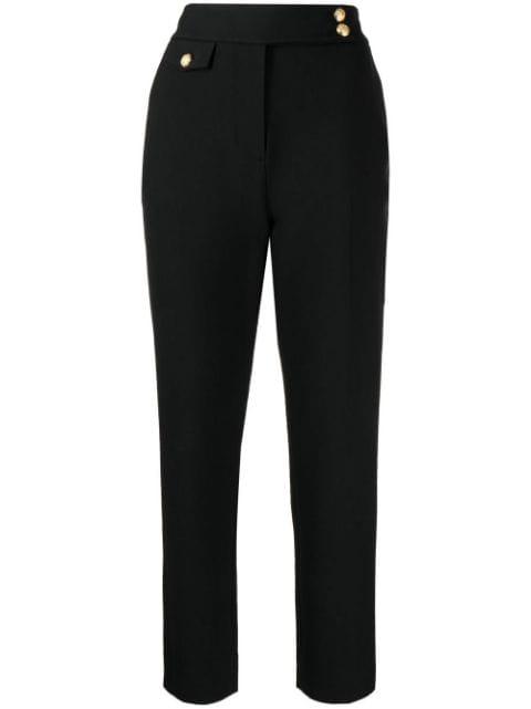 Renzo slim-fit cropped trousers by VERONICA BEARD