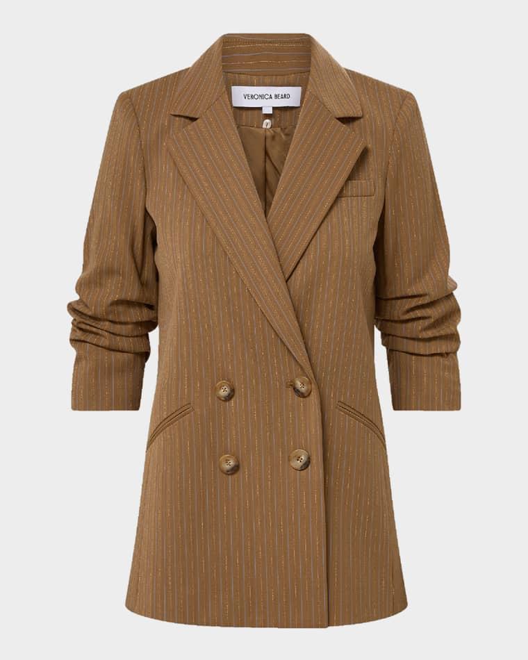 Rupert Pinstripe Dickey Jacket by VERONICA BEARD
