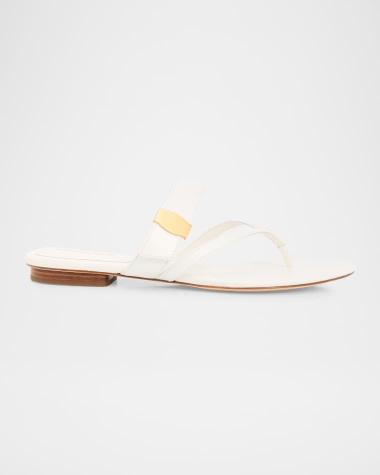 Salva Dash Leather Thong Sandals by VERONICA BEARD