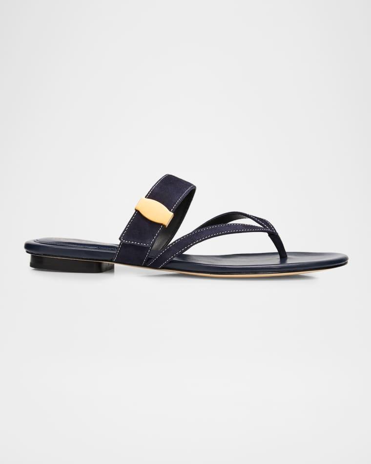 Salva Dash Suede Thong Sandals by VERONICA BEARD