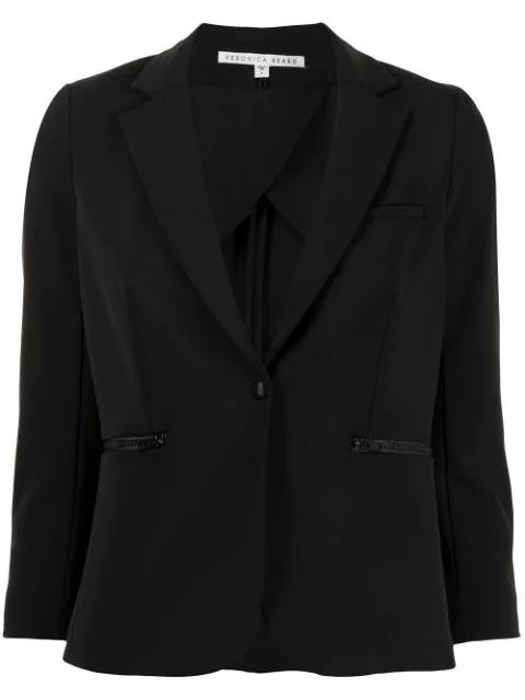 Scuba Schoolboy Dickey single-breasted blazer by VERONICA BEARD