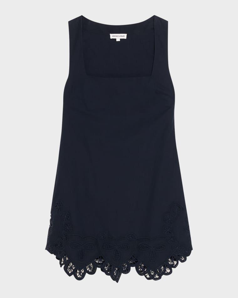 Shanice Lace Cotton Mini Dress by VERONICA BEARD