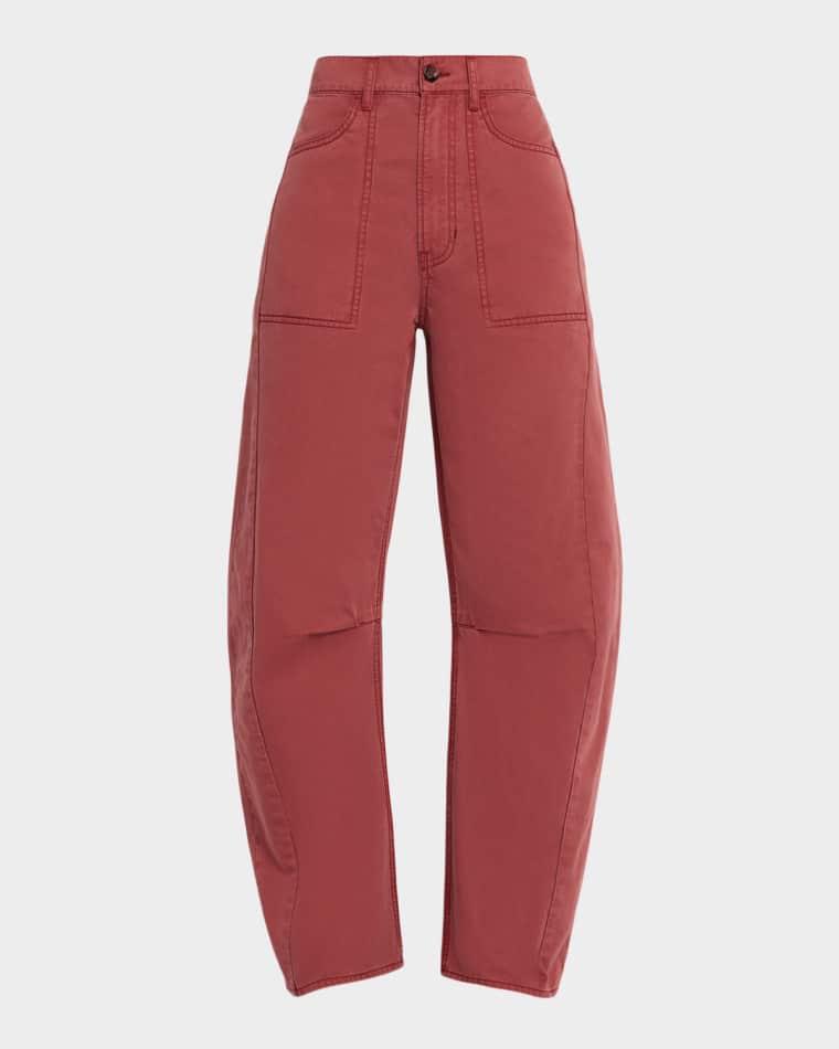 Sloan High-Rise Barrel Jeans by VERONICA BEARD