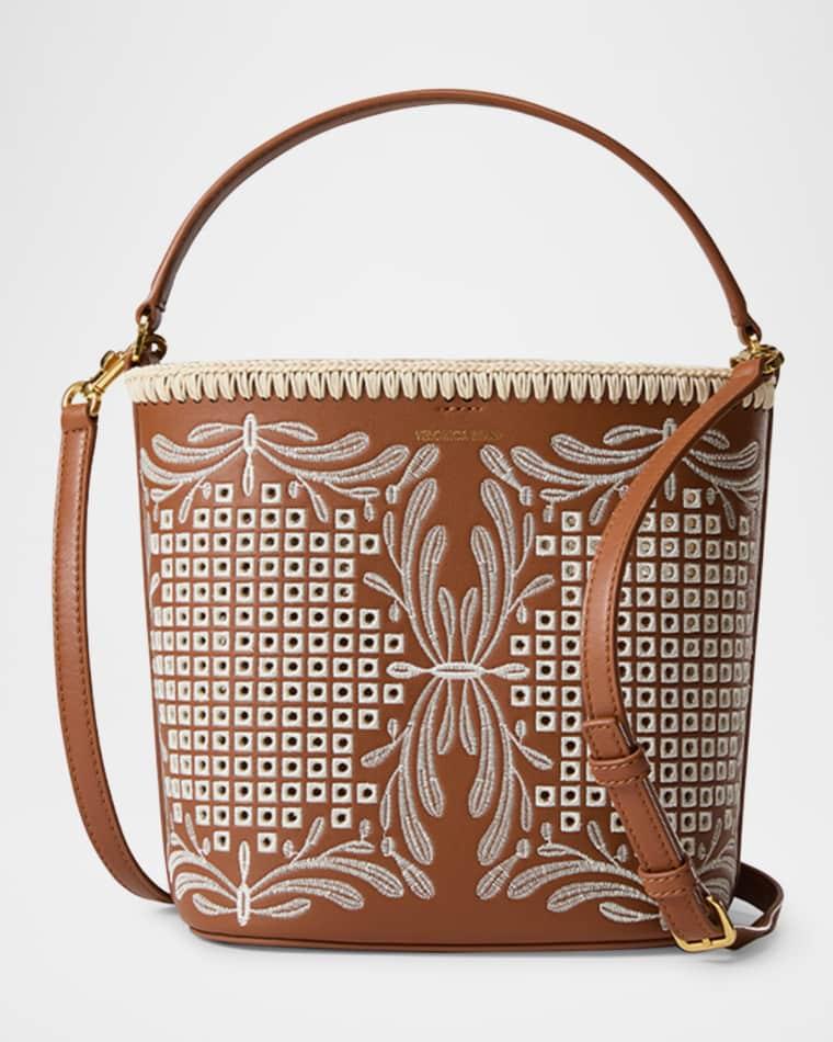 Small Eyelet Feed Shoulder Bag in Leather by VERONICA BEARD Small Eyelet Feed Shoulder Bag in Leather by VERONICA BEARD