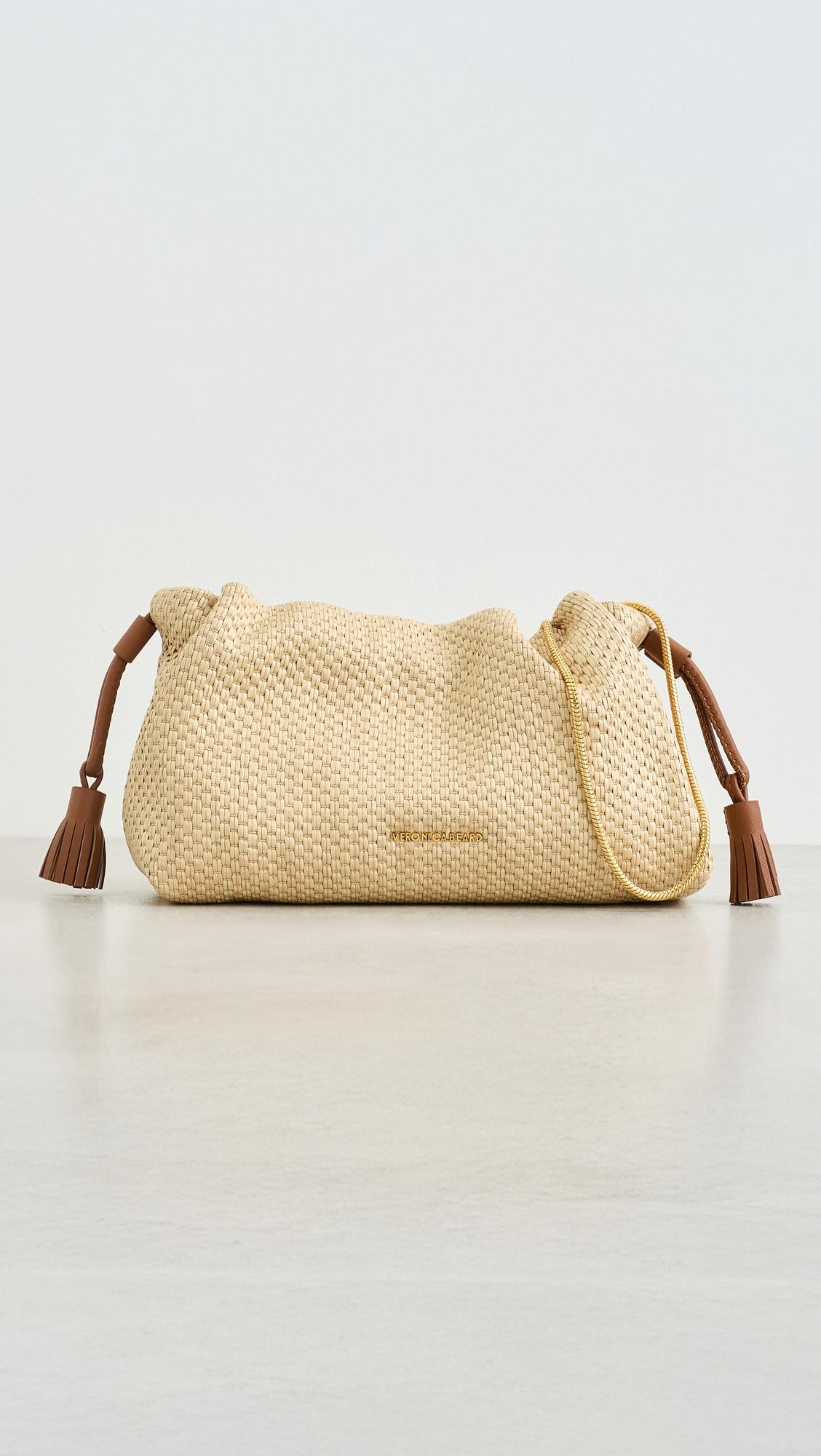 Small Raffia Veronica Beard Stash Bag by VERONICA BEARD