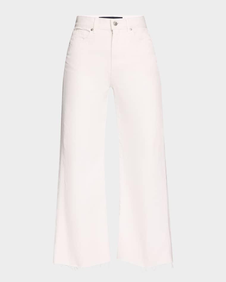 Taylor Cropped High-Rise Wide Jeans by VERONICA BEARD