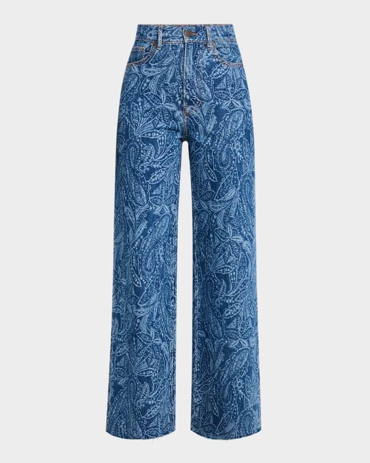 Taylor High-Rise Wide-Leg Jeans by VERONICA BEARD