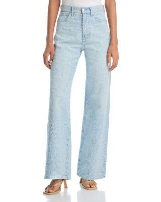 Taylor High Rise Wide Leg Jeans in Sun Spark by VERONICA BEARD
