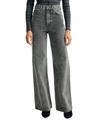 Taylor High Rise Wide Leg Jeans in Volcanic Dust by VERONICA BEARD