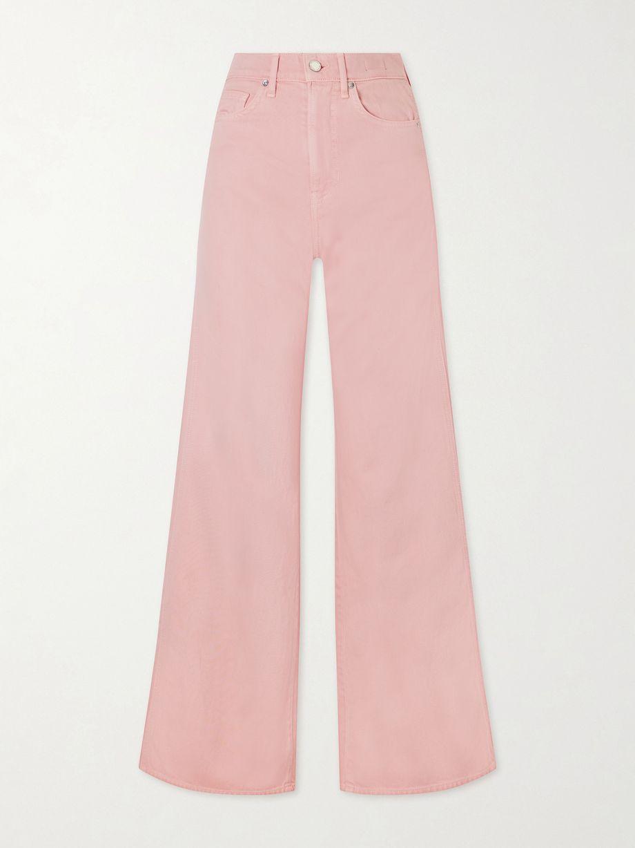 Taylor cotton-blend straight-leg pants by VERONICA BEARD