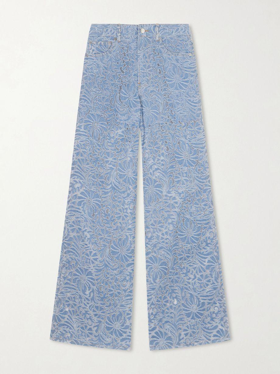 Taylor high-rise wide-leg jeans by VERONICA BEARD