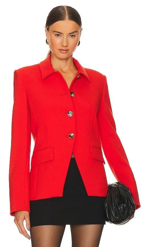 Veronica Beard Aire Dickey Jacket in Red by VERONICA BEARD