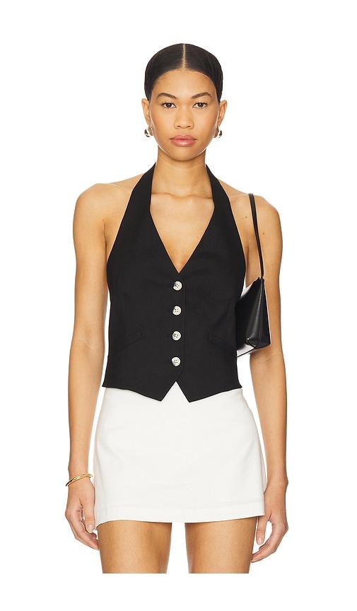 Veronica Beard Arabella Vest in Black by VERONICA BEARD