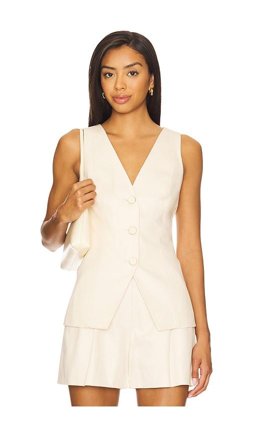 Veronica Beard Avalina Vest in Neutral by VERONICA BEARD