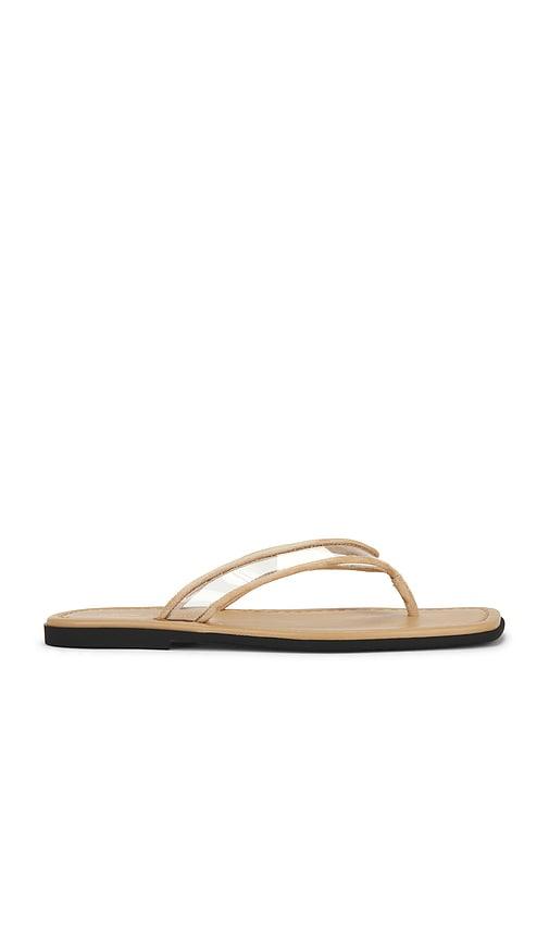 Veronica Beard Clea Piping Sandal in Beige by VERONICA BEARD