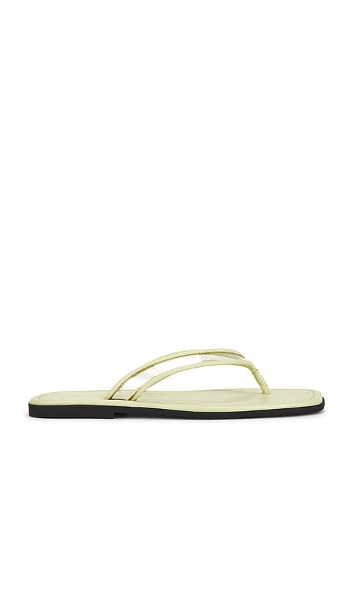 Veronica Beard Clea Piping Sandal in Green by VERONICA BEARD
