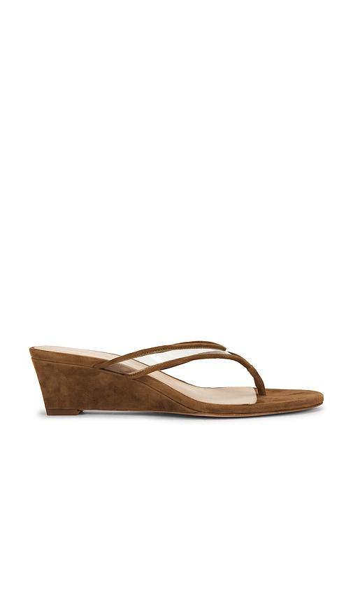 Veronica Beard Clea Wedge Sandal in Brown by VERONICA BEARD