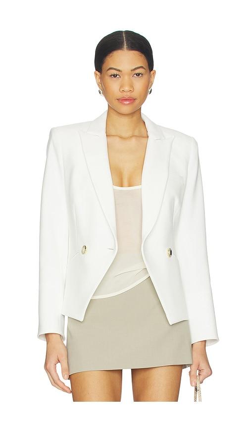 Veronica Beard Cropped Rickie Dickey Jacket in White by VERONICA BEARD