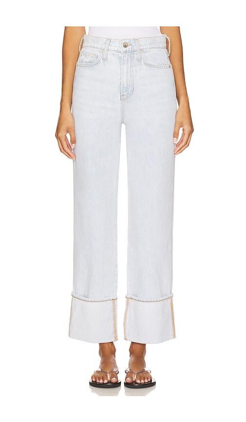 Veronica Beard Dylan Ankle High Rise Straight in Blue by VERONICA BEARD
