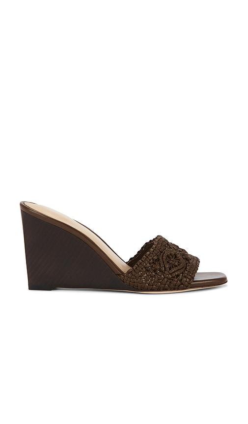 Veronica Beard Ellen Macrame Sandal in Brown by VERONICA BEARD