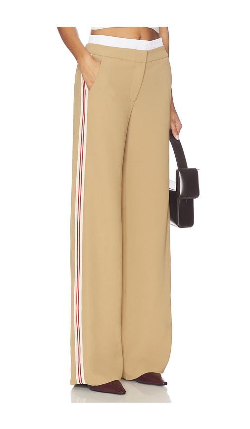 Veronica Beard Eugene Pant in Tan by VERONICA BEARD
