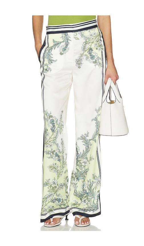 Veronica Beard Grigore Pant in Ivory,Mint by VERONICA BEARD