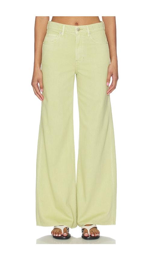 Veronica Beard Kasey Wide Leg Jeans in Green by VERONICA BEARD