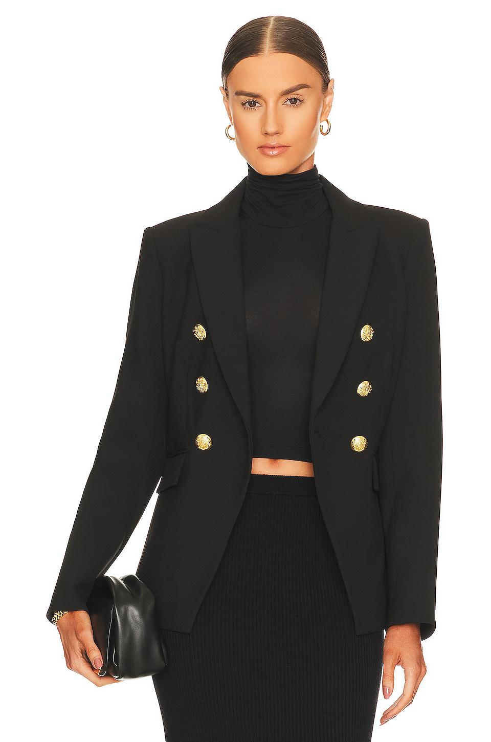 Veronica Beard Miller Dickey Jacket in Black by VERONICA BEARD