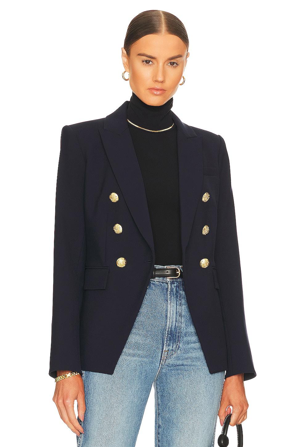 Veronica Beard Miller Dickey Jacket in Navy by VERONICA BEARD
