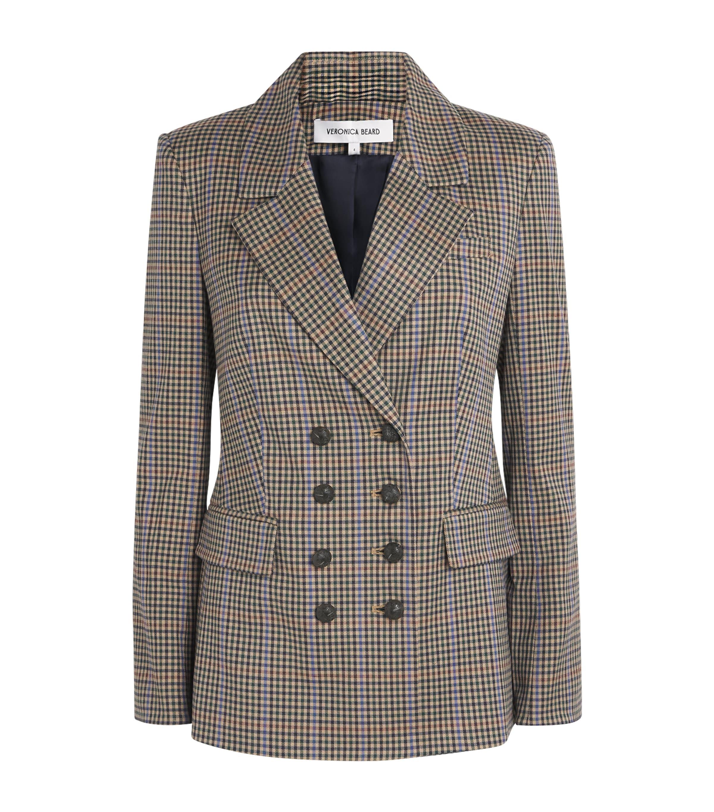 Veronica Beard Plaid Claude Dickey Blazer by VERONICA BEARD