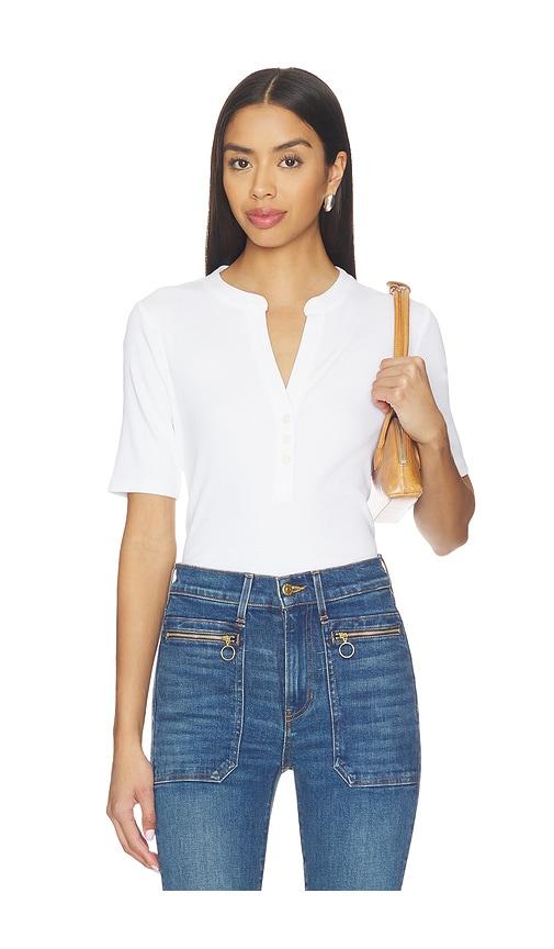 Veronica Beard Reubian Top in White by VERONICA BEARD