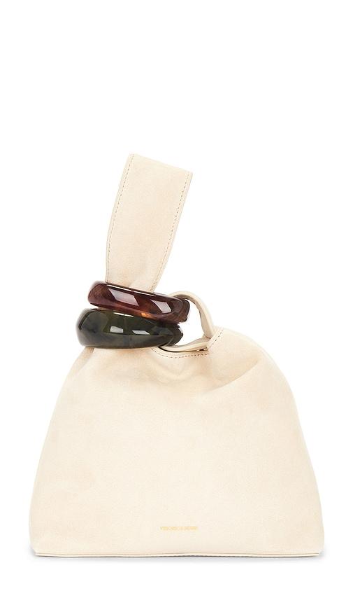 Veronica Beard Suede Swing Bag in Beige by VERONICA BEARD