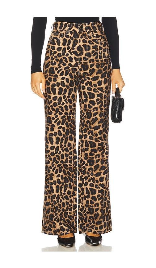 Veronica Beard Taylor High Rise Wide Leg in Brown by VERONICA BEARD