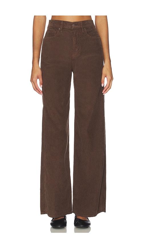 Veronica Beard Taylor High Rise Wide Leg in Chocolate by VERONICA BEARD