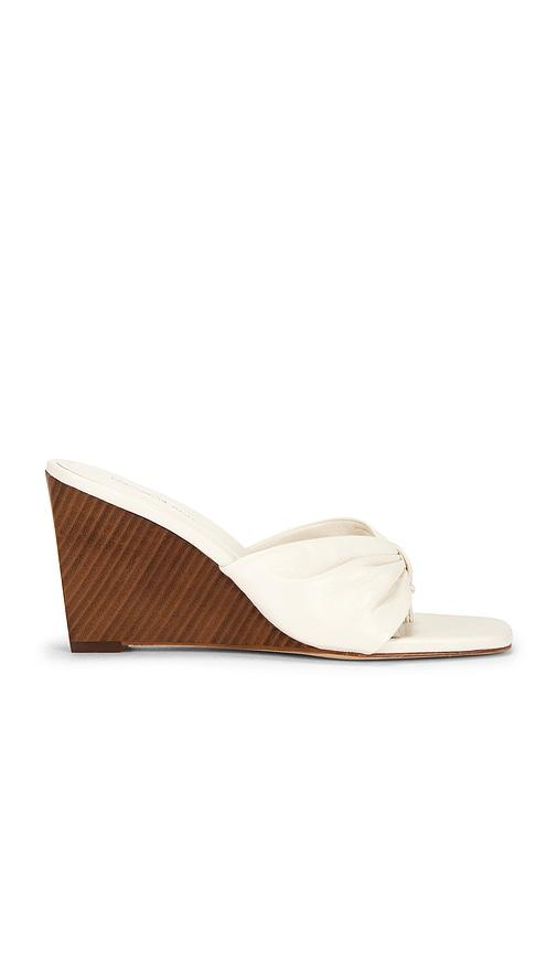 Veronica Beard Tullia Wedge Sandal in Cream by VERONICA BEARD