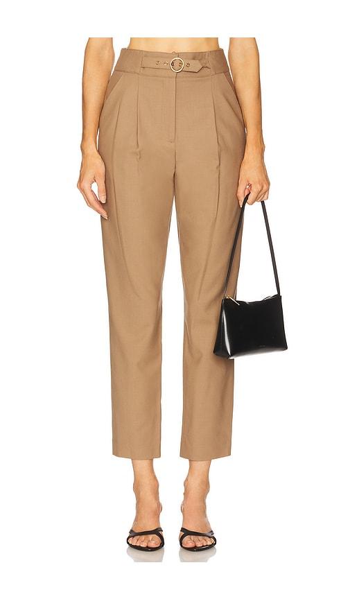 Veronica Beard Wisteria Pant in Brown by VERONICA BEARD