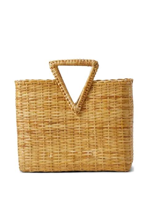 Vesper woven-design basket-style tote bag by VERONICA BEARD