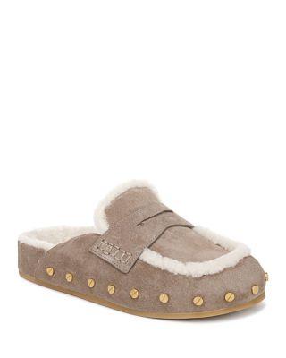 Women's Fenix Shearling Clogs by VERONICA BEARD
