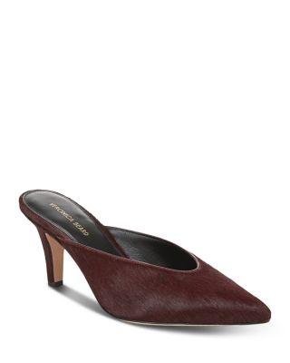 Women's Rochelle Calf Hair Mid Heel Mules by VERONICA BEARD