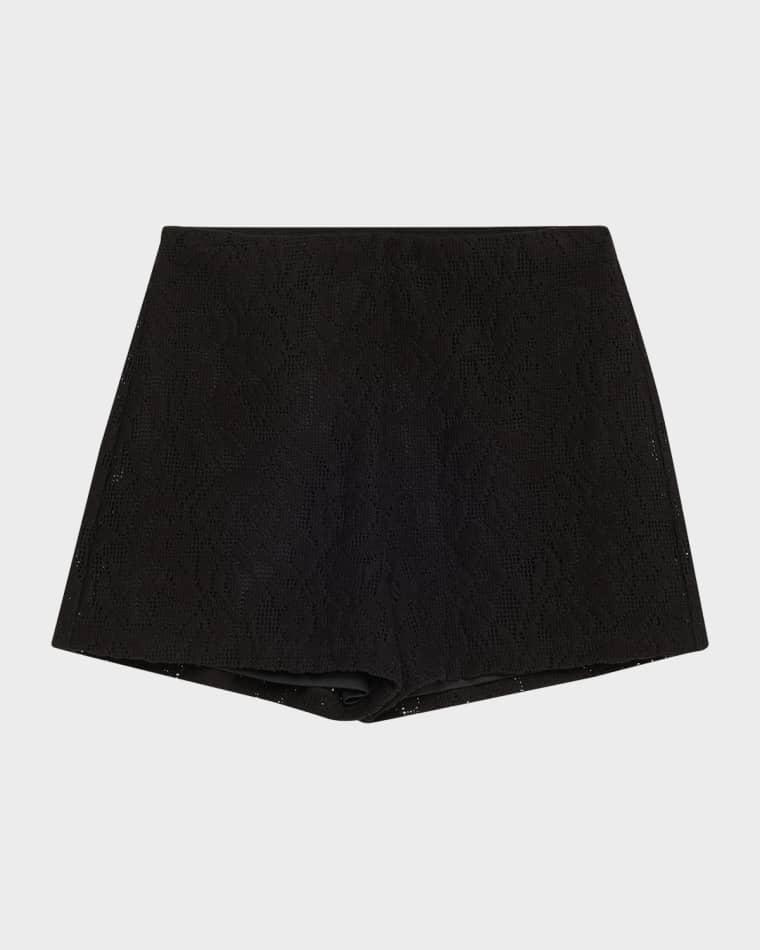 Yadira Slim Lace Shorts by VERONICA BEARD