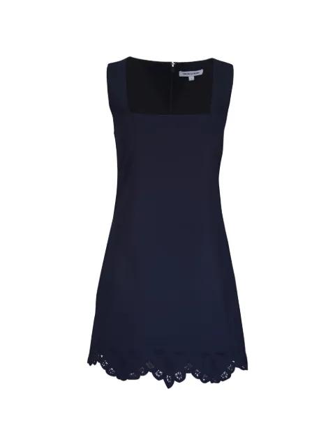 broderie-anglaise scalloped-hem dress by VERONICA BEARD