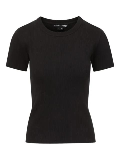 ribbed crew-neck T-shirt by VERONICA BEARD